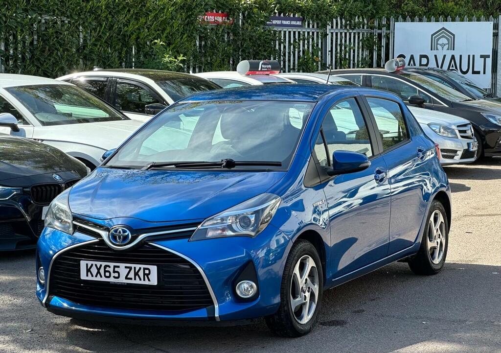 Toyota Yaris Hatchback 1.5 Vvt-h Icon E-cvt Euro 6 201565 KX65ZKR Blue #4