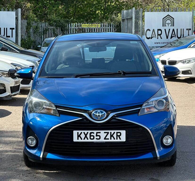 Toyota Yaris Hatchback 1.5 Vvt-h Icon E-cvt Euro 6 201565 KX65ZKR Blue #3