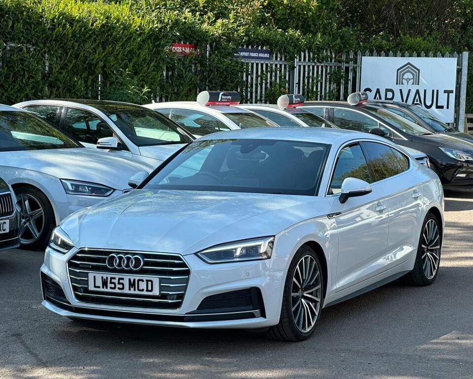 Audi A5 Hatchback 2.0 Tdi 40 S Line Sportback S Tronic Qua LW55MCD White #4