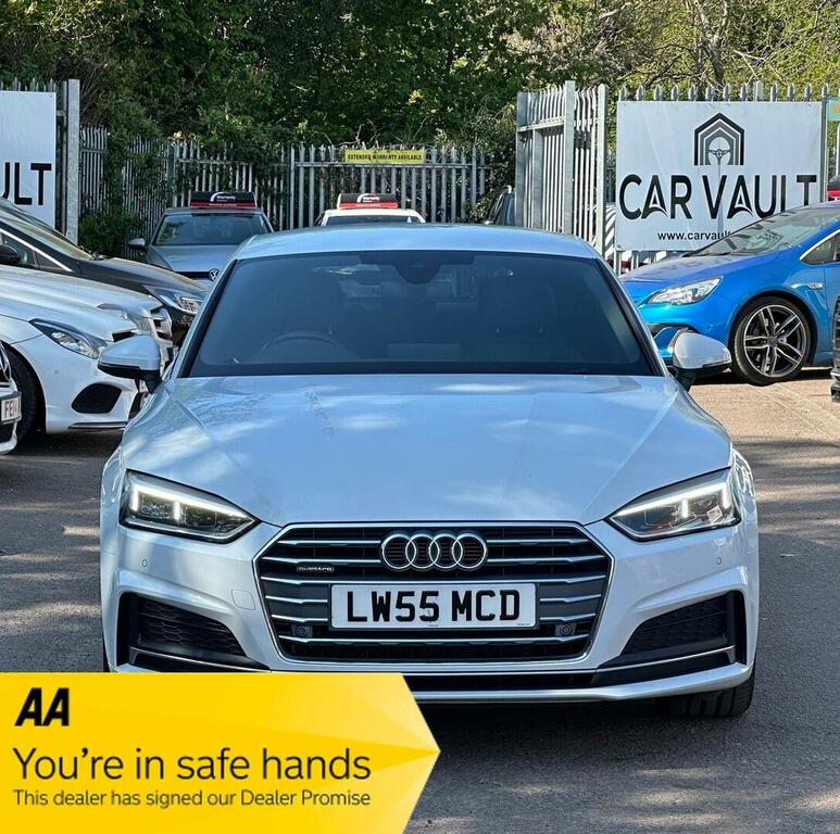 Audi A5 Hatchback 2.0 Tdi 40 S Line Sportback S Tronic Qua LW55MCD White #2