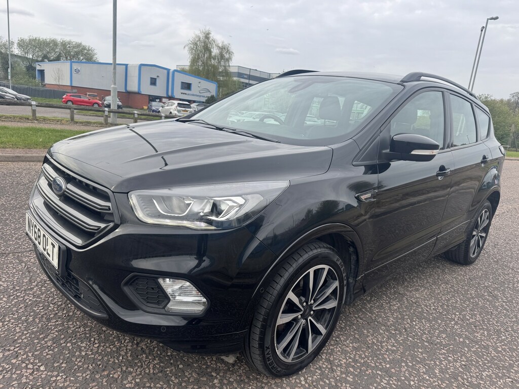 Ford Kuga 1.5 T Ecoboost St-line 2019 NY68OLT Black #2