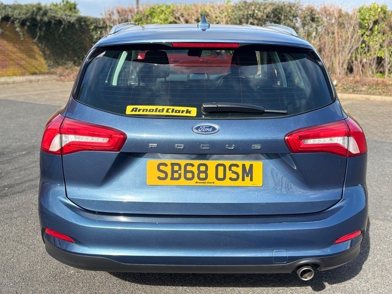 Ford Focus Zetec Tdci Estate SB68OSM Blue #5
