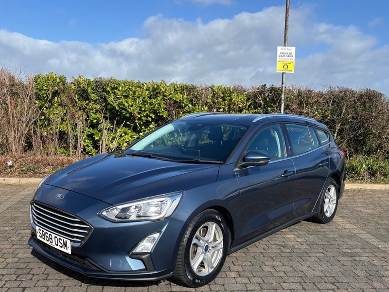 Ford Focus Zetec Tdci Estate SB68OSM Blue #2