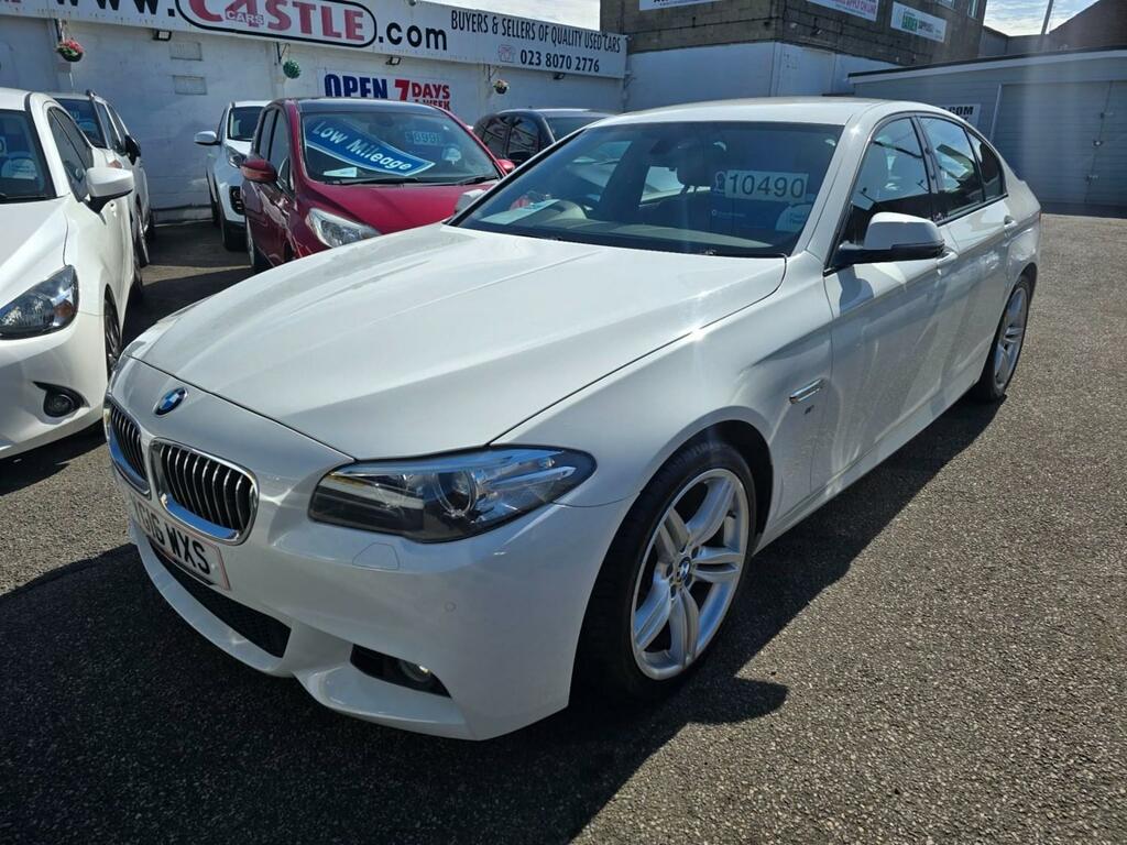 BMW 5 Series 520D 190 M Sport Step White