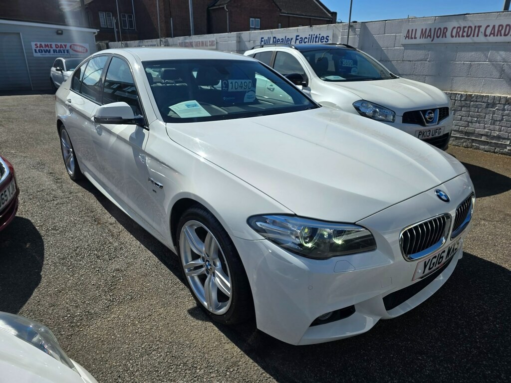 BMW 5 Series 520D 190 M Sport Step YG16WXS White #2