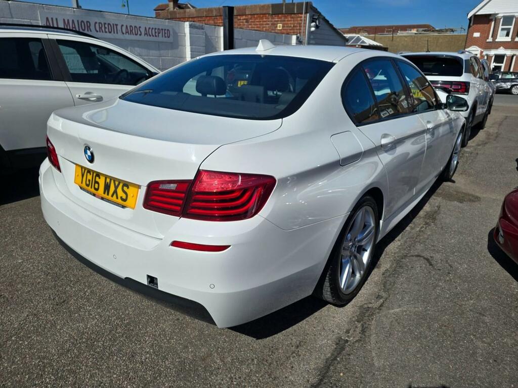 BMW 5 Series 520D 190 M Sport Step YG16WXS White #4