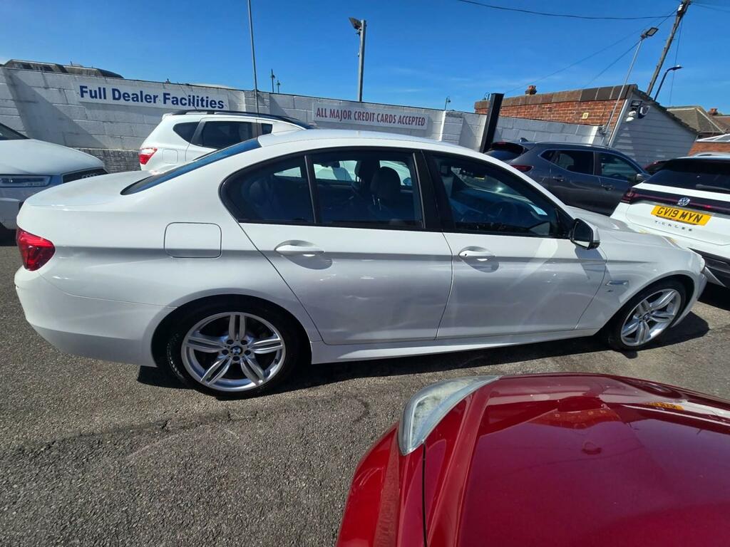 BMW 5 Series 520D 190 M Sport Step YG16WXS White #5