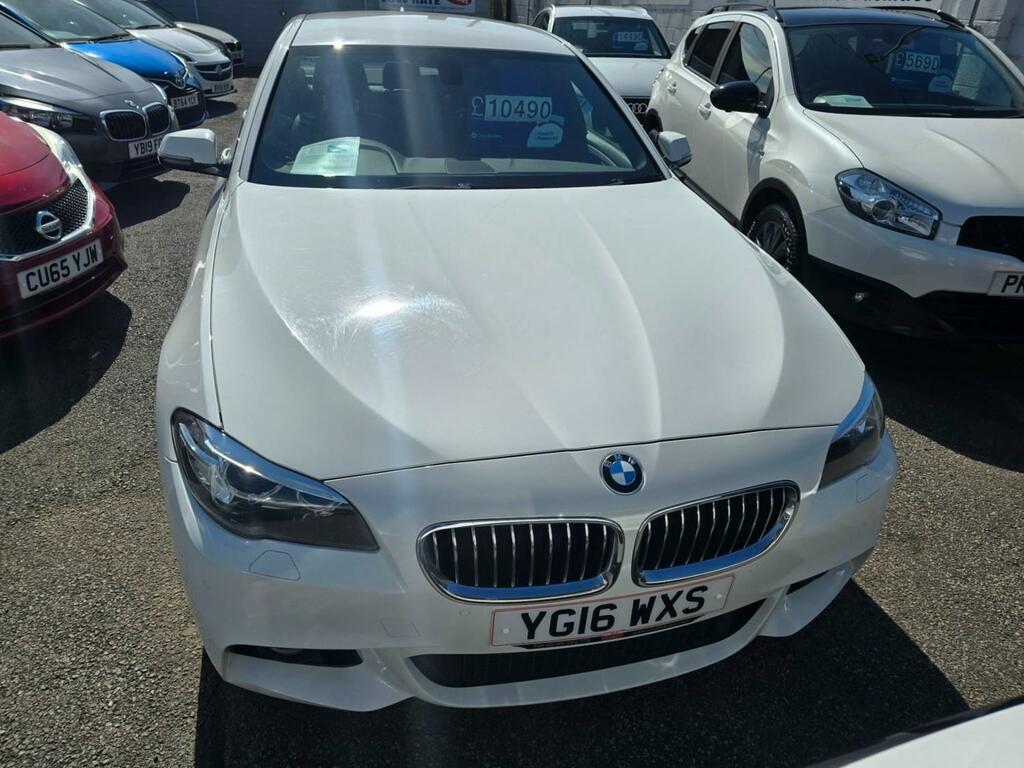 BMW 5 Series 520D 190 M Sport Step YG16WXS White #3