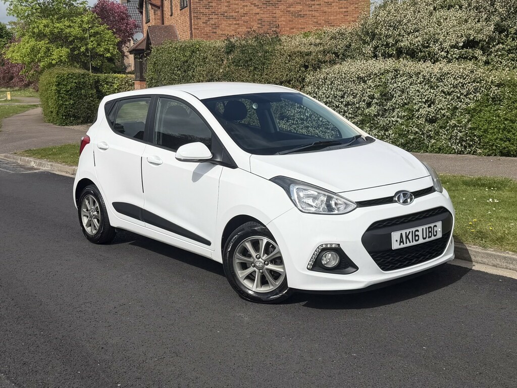 Hyundai I10 1.2 I10 Prem 1.2 Blue Int Ccss 201616 White
