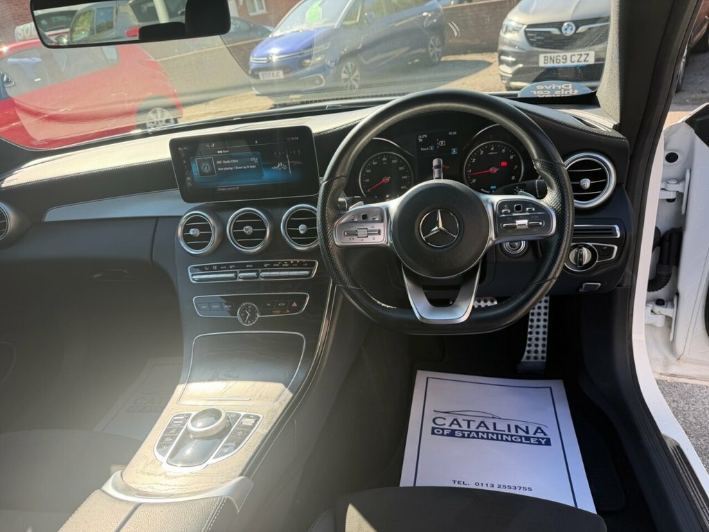 Mercedes-Benz C Class 1.5L Amg Line OE68FFL White #4