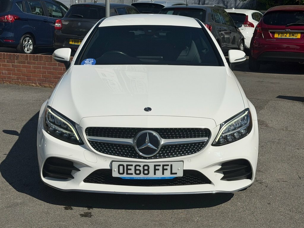 Mercedes-Benz C Class 1.5L Amg Line OE68FFL White #2