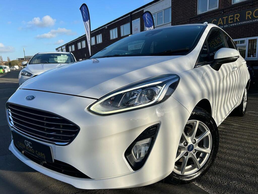 Ford Fiesta 1.0T Ecoboost Zetec Hatchback Eu WJ67VZS White #3
