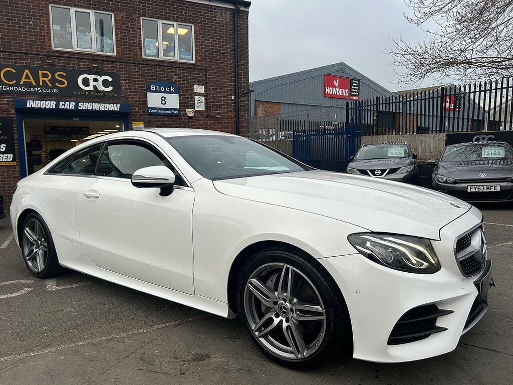Mercedes-Benz E Class 2.0 E220d Amg Line Coupe G-tronic Euro WG18XND White #5