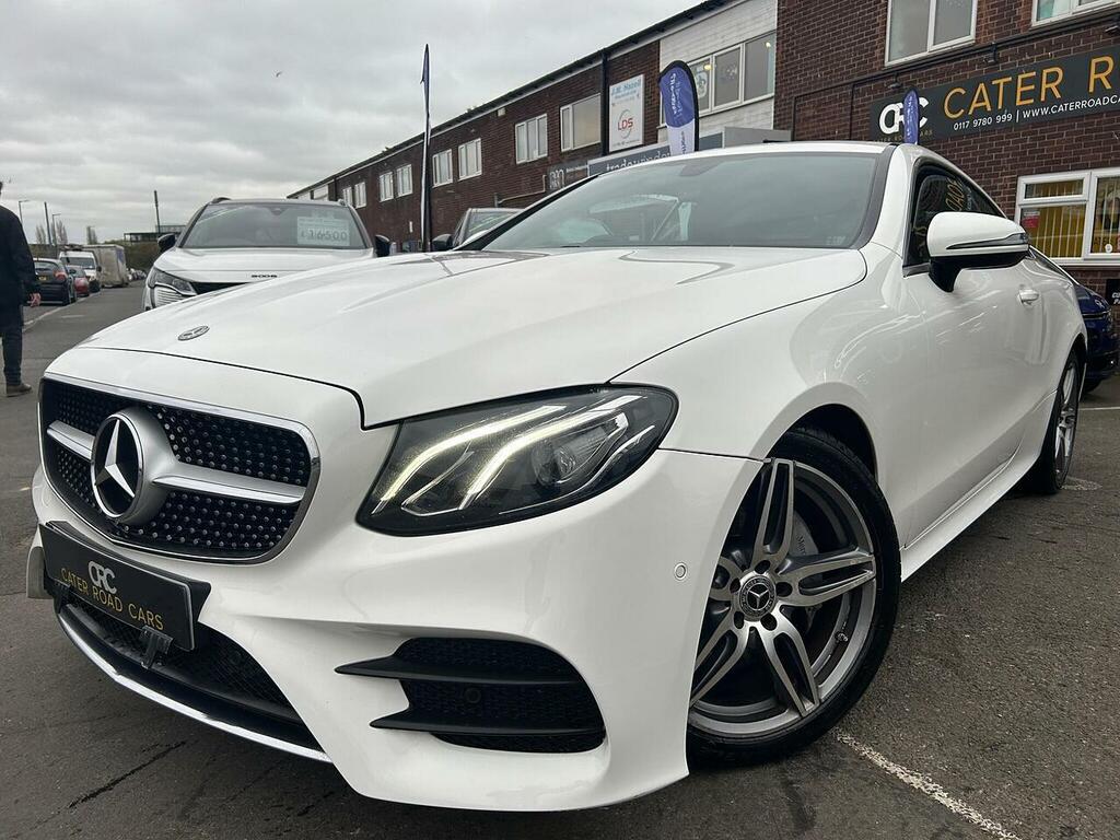 Mercedes-Benz E Class 2.0 E220d Amg Line Coupe G-tronic Euro WG18XND White #3