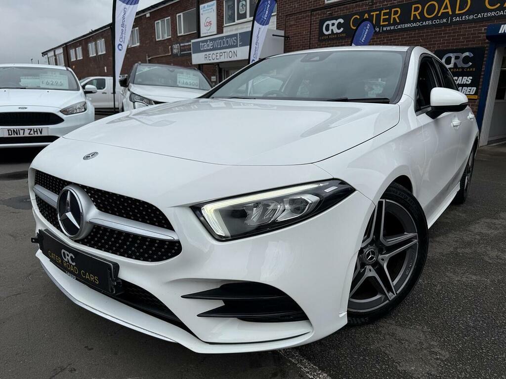 Mercedes-Benz A Class 1.3 A180 Amg Line Hatchback Euro LM19UJK White #3