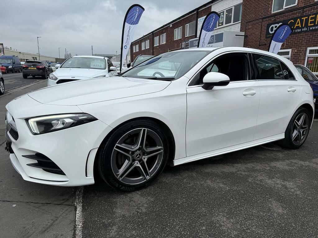 Mercedes-Benz A Class 1.3 A180 Amg Line Hatchback Euro LM19UJK White #4
