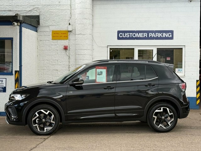 Volkswagen T-Cross Tsi R-line Suv EX25JTO Black #3