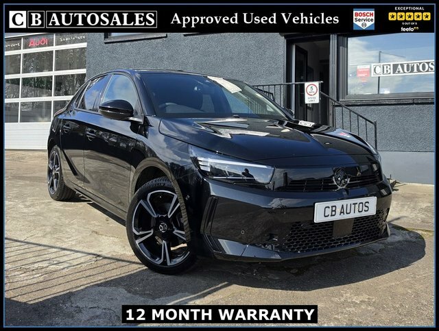 Vauxhall Corsa 2025 1.2 Turbo Gs Hatchback Euro Black
