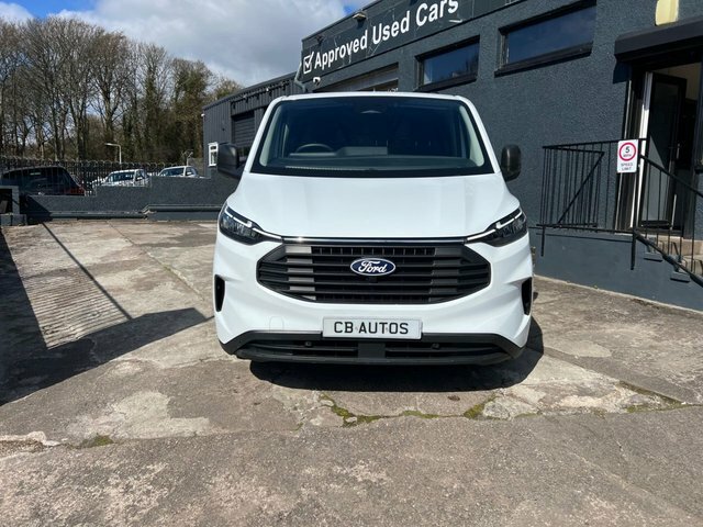 Ford Transit Custom 2024 2.0 320 Ecoblue Trend Panel Van Ma MJ24UKS White #2