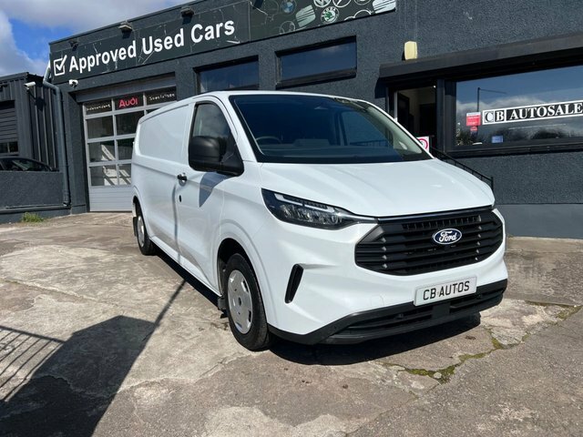Ford Transit Custom 2024 2.0 320 Ecoblue Trend Panel Van Ma MJ24UKS White #3