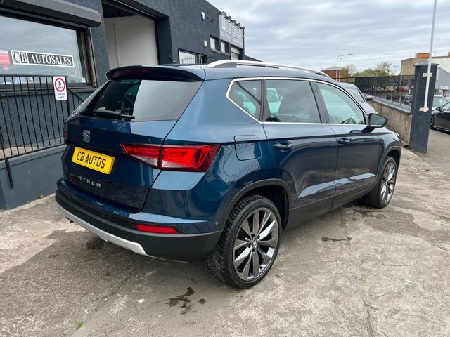 Seat Ateca 2019 2.0 Tdi Xcellence Lux Suv Dsg Euro DE69JBV Blue #4