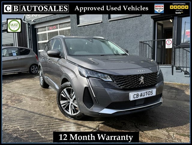 Peugeot 3008 2021 1.5 Bluehdi Allure Premium Suv Man Grey