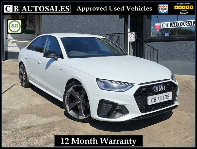 Audi A4 2020 2.0 Tdi 35 Black Edition Saloon S Black