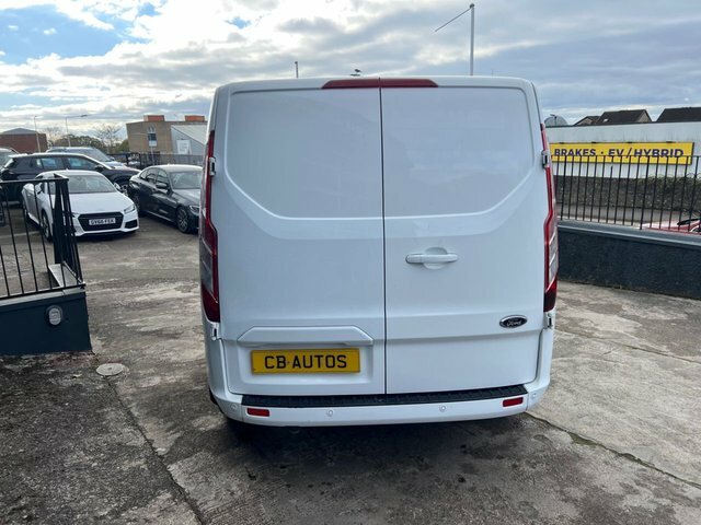 Ford Transit Custom 2021 2.0 300 Ecoblue Limited Panel Van ML71UOC White #6