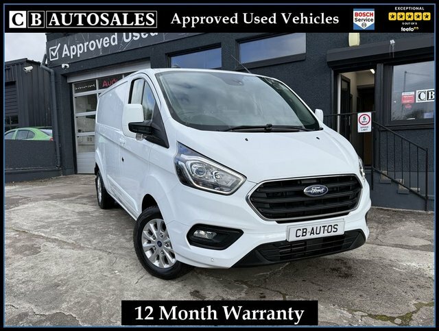 Ford Transit Custom 2021 2.0 300 Ecoblue Limited Panel Van White
