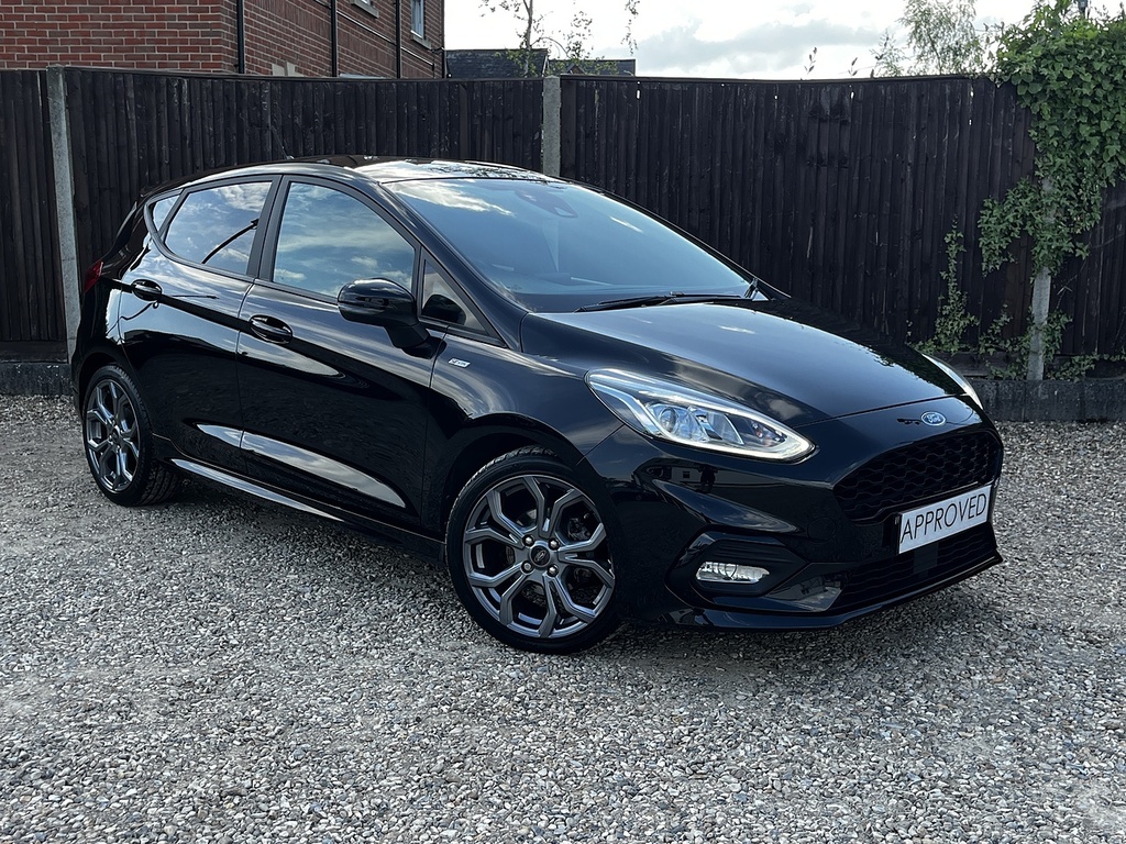 Ford Fiesta T Ecoboost Mhev St-line Edition YM70KPA Black #2