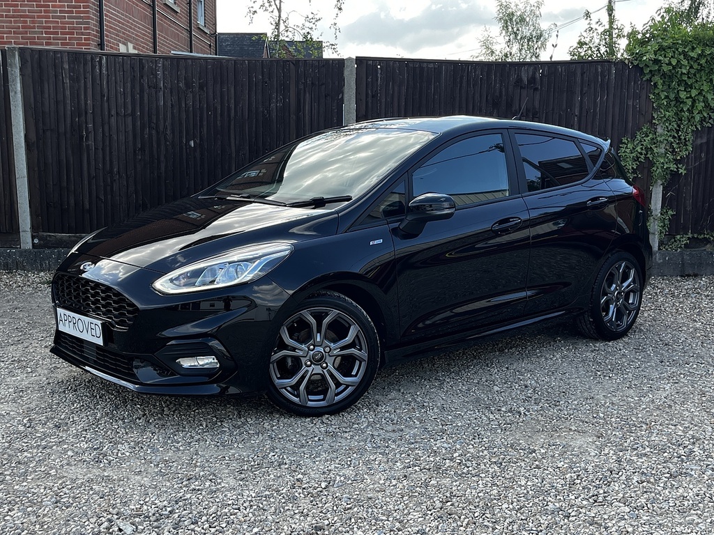Ford Fiesta T Ecoboost Mhev St-line Edition YM70KPA Black #4