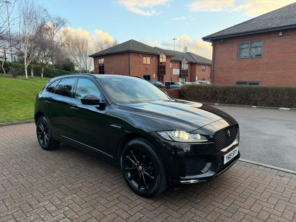 Jaguar F-Pace 2.0 D180 Chequered Flag Awd Euro 6 Ss YW19SFY Black #2