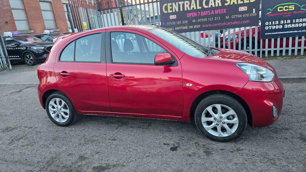 Nissan Micra 1.2 Acenta Cvt Euro 5 BN14UAW Red #5