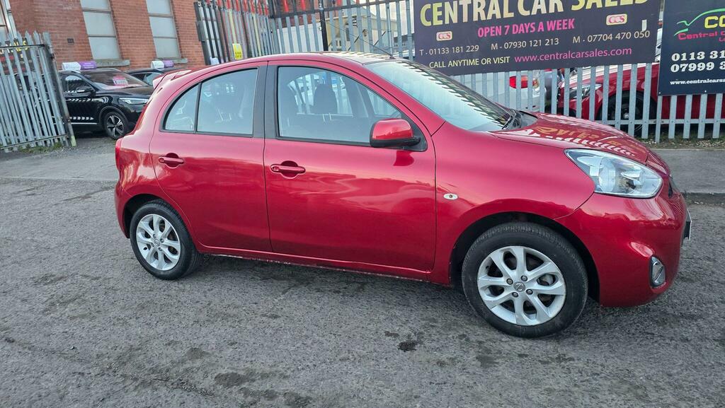 Nissan Micra 1.2 Acenta Cvt Euro 5 BN14UAW Red #4