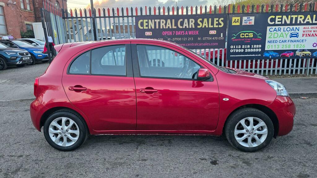 Nissan Micra 1.2 Acenta Cvt Euro 5 BN14UAW Red #6