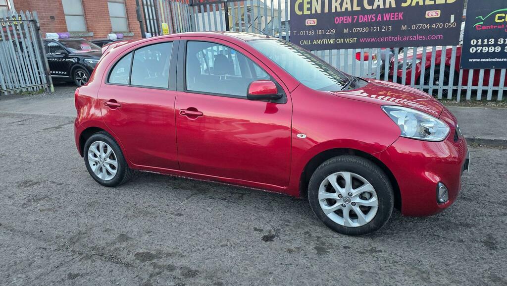 Nissan Micra 1.2 Acenta Cvt Euro 5 BN14UAW Red #3