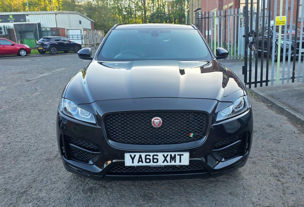 Jaguar F-Pace 2.0 D180 R-sport Awd Euro 6 Ss YA66XMT Black #3