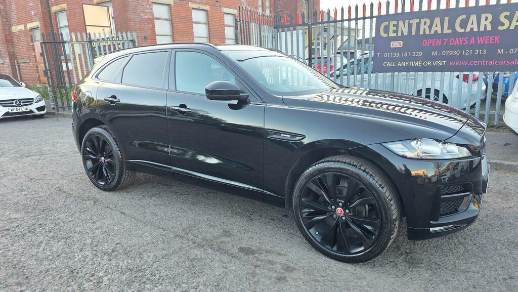 Jaguar F-Pace 2.0 D180 R-sport Awd Euro 6 Ss YA66XMT Black #4