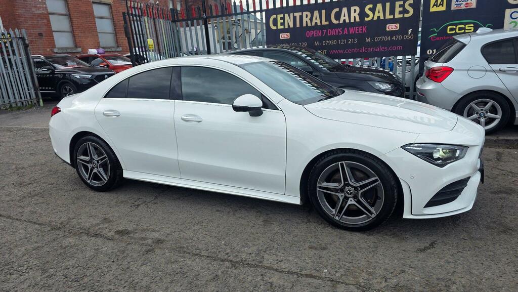 Mercedes-Benz CLA Class 1.3 Cla200 Amg Line Premium Coupe 7G-dct Euro 6 FJ69RZA White #3