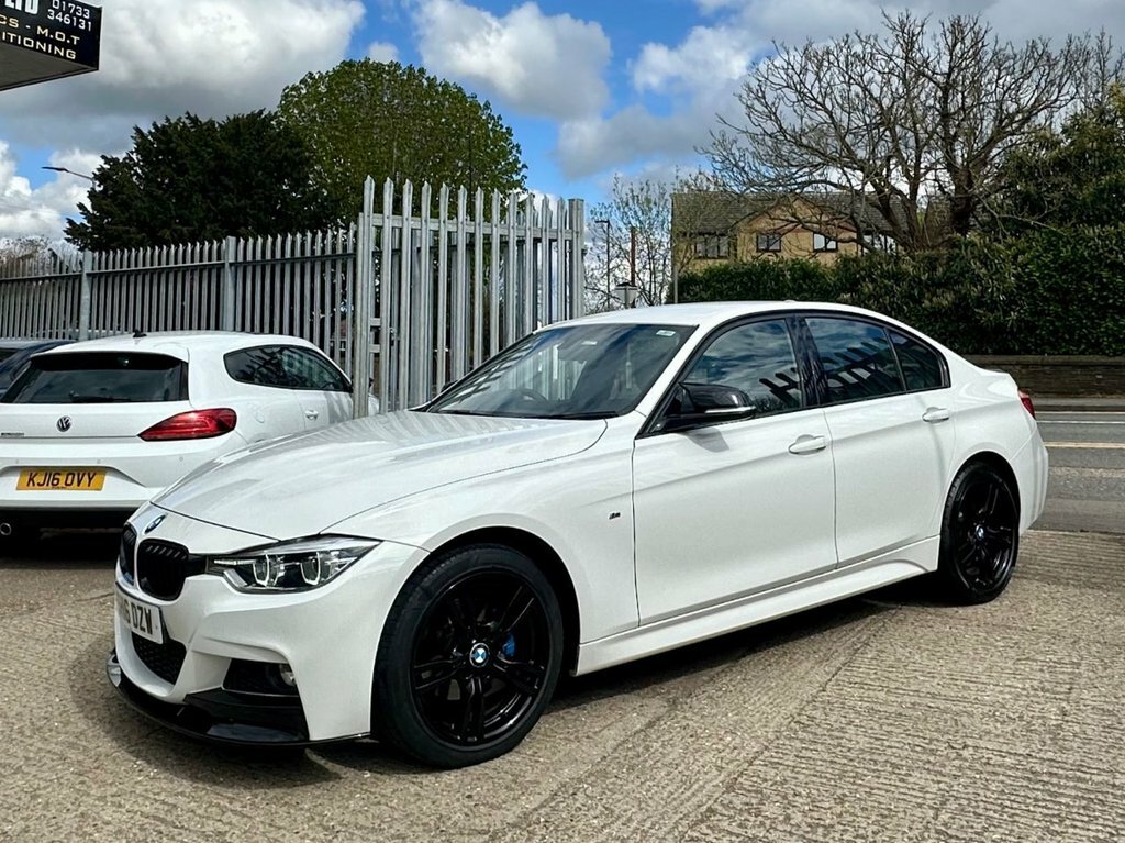 BMW 3 Series 2.0 320D M Sport Saloon Xdrive E SH16DZW White #3