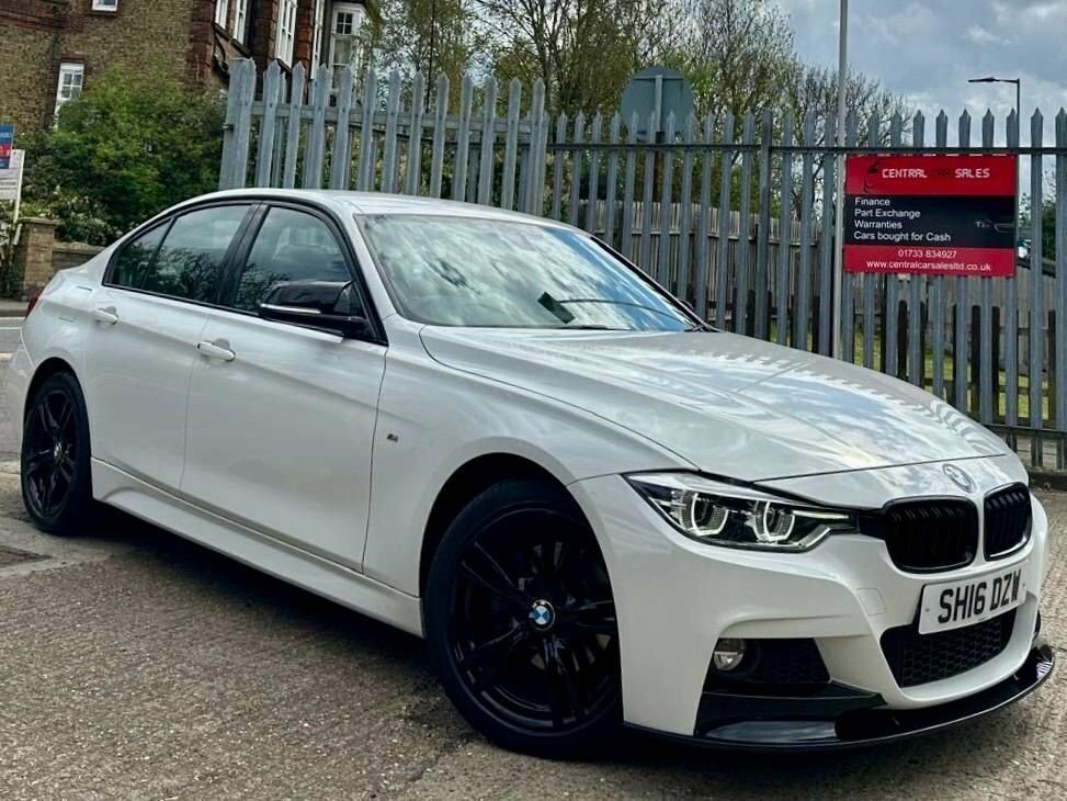BMW 3 Series 2.0 320D M Sport Saloon Xdrive E SH16DZW White