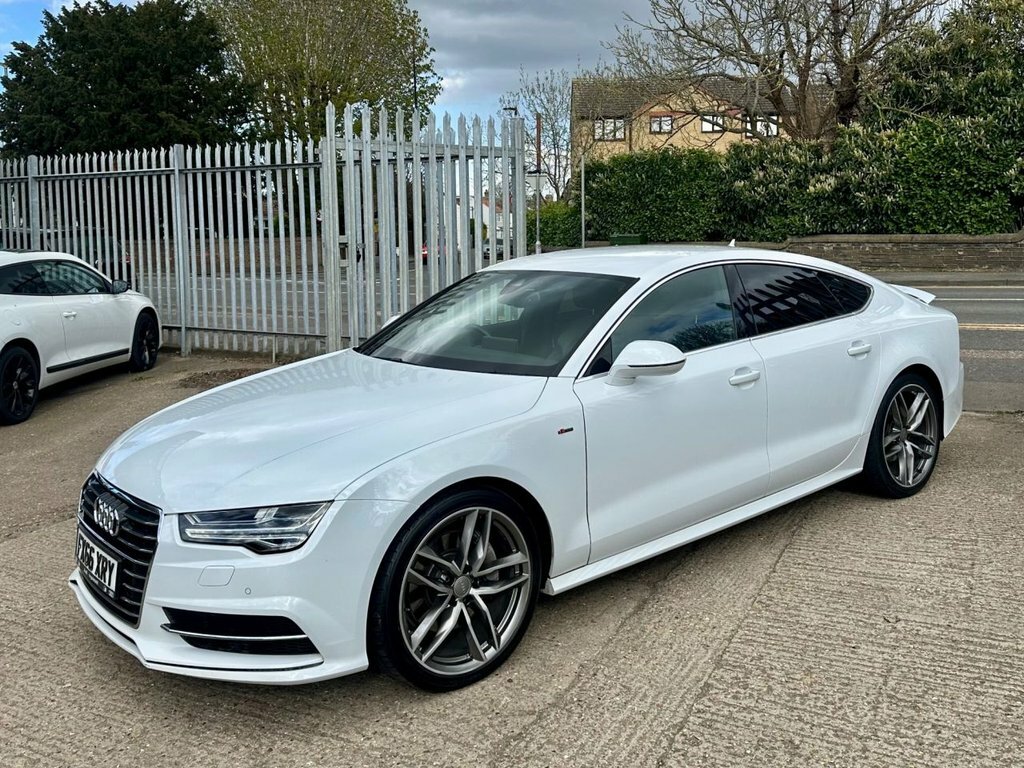 Audi A7 3.0 Tdi V6 S Line Sportback S Tronic Qu FX66XRY White #3