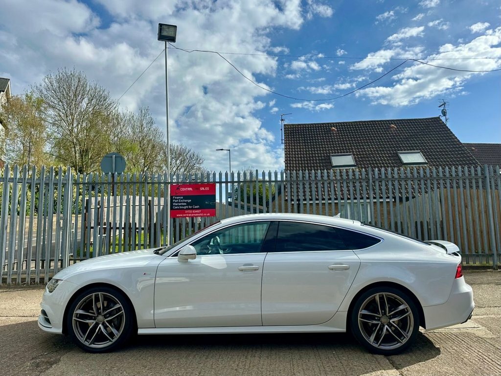 Audi A7 3.0 Tdi V6 S Line Sportback S Tronic Qu FX66XRY White #4