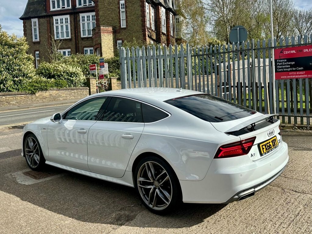 Audi A7 3.0 Tdi V6 S Line Sportback S Tronic Qu FX66XRY White #5