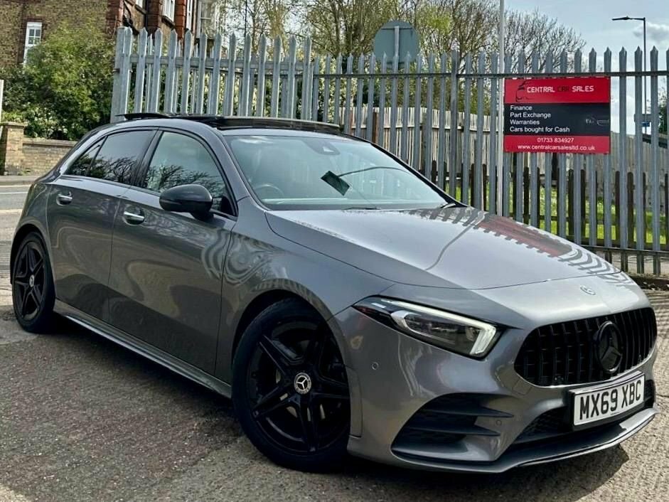 Mercedes-Benz A Class 1.5 A180d Amg Line Premium Plus Hatchback Di MX69XBC Grey