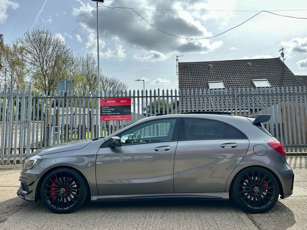 Mercedes-Benz A Class 2.0 A45 Amg Hatchback Spds Dct 4Matic E WX14VVY Grey #3