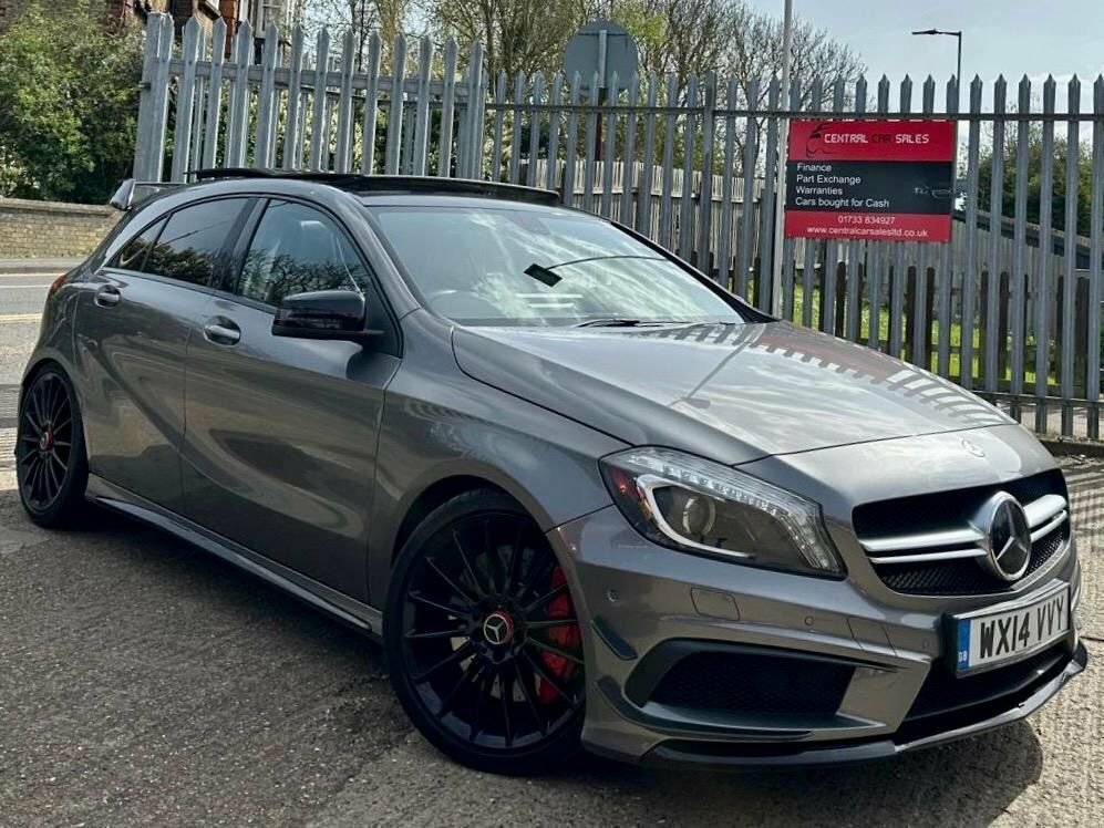 Mercedes-Benz A Class 2.0 A45 Amg Hatchback Spds Dct 4Matic E WX14VVY Grey