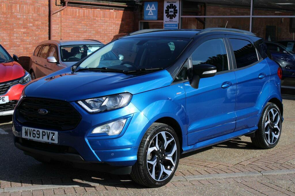 Ford Ecosport Suv 1.0T Ecoboost St-line Euro 6 Ss 20196 WV69PVZ Blue #3