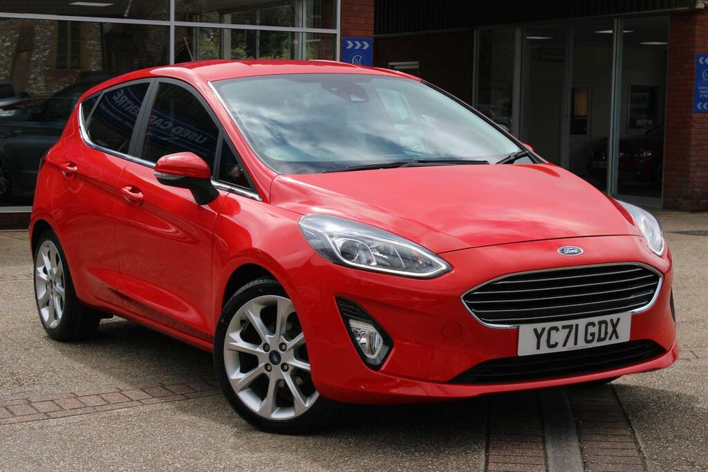 Ford Fiesta Hatchback 1.0T Ecoboost Mhev Titanium X Euro 6 S Red