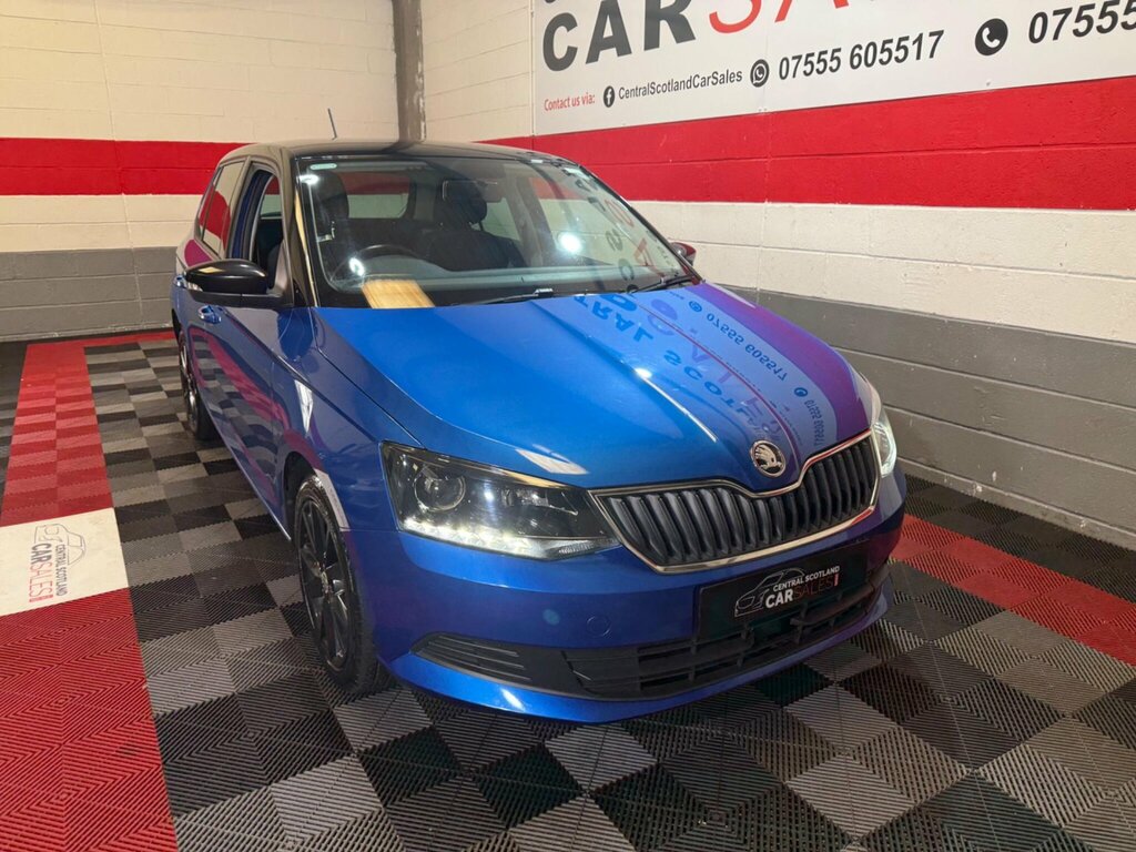 Skoda Fabia 1.0 Tsi Colour Edition Euro 6 Ss SP67NKD Blue #3